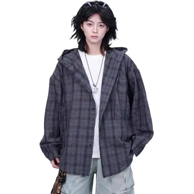 单爵 速干连帽薄款慵懒风夹克外套 男女同款