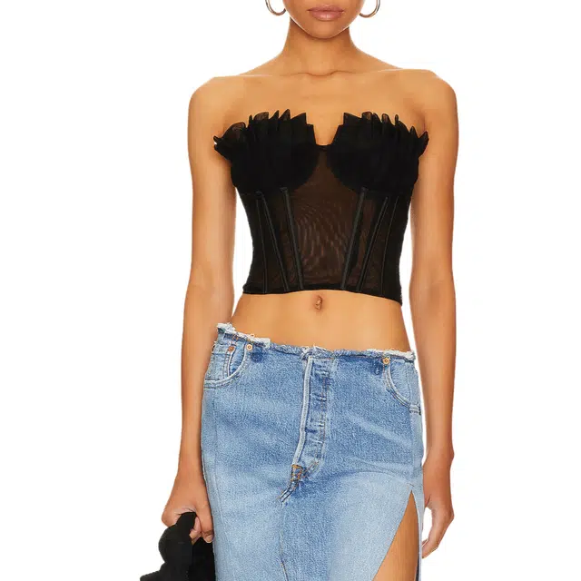SUPERDOWN Corset Top