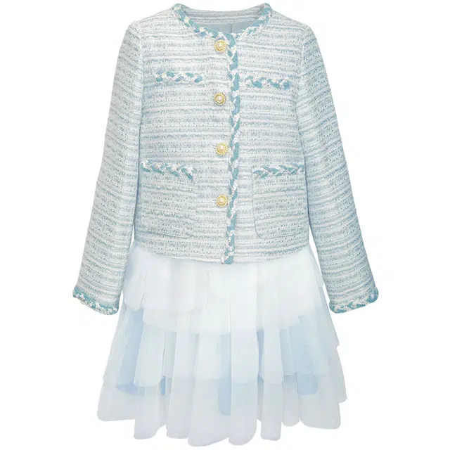 儿童款 伊佳林裙装套装 轻奢高级感春夏 小香风