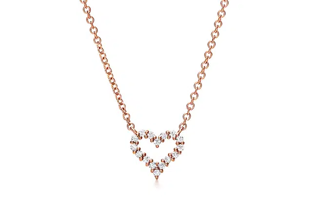Tiffany & Co. Heart 18K Rose Gold Necklace