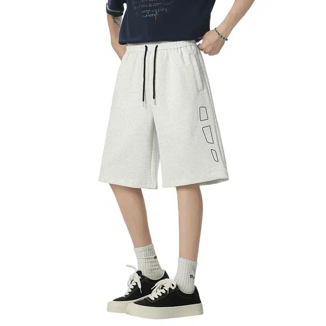 顶峰保罗 篮球裤美式潮牌宽松过膝五分沙滩无性别主义跑步健身训练中裤运动时尚百搭休闲短裤 男女同款