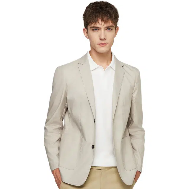 红豆 柔顺通勤百搭商务职业休闲西装 男款