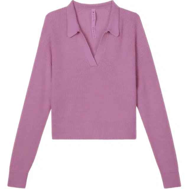 lululemon Collared Merino Wool-Blend Sweater V