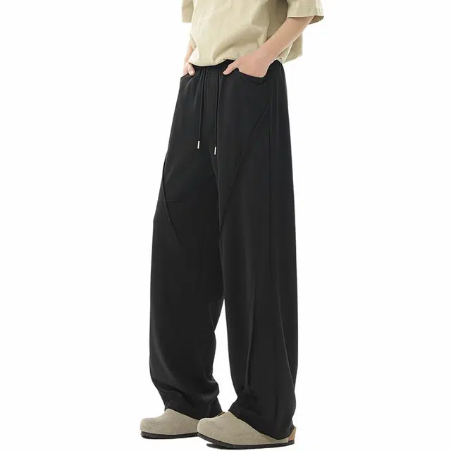 童先森 宽松阔腿直筒百搭休闲裤 男款