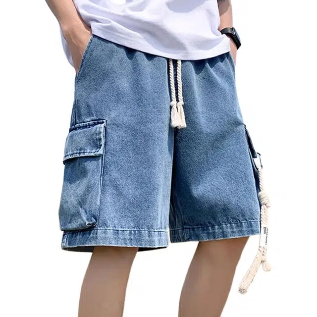 徐百货 美式复古休闲宽松潮牌休闲潮流百搭夏季五分裤工装短裤 男女同款