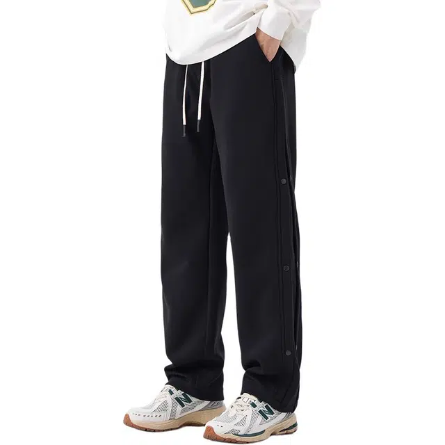 童先森 潮流纽扣男士运动卫裤子休闲裤 男款