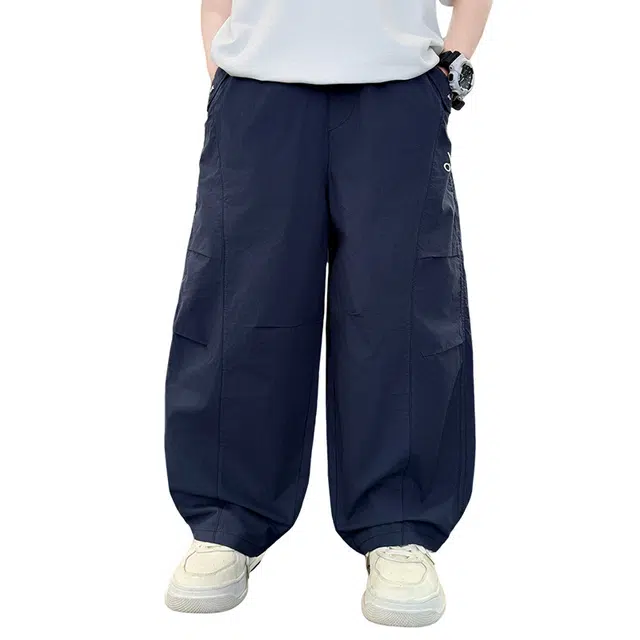 泰迪珍藏长裤 洋气舒适潮流纯色 图片色 中小童