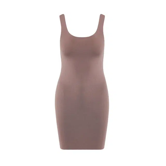 NAKED WARDROBE NW Sculpt Tank Mama Mini Dress Baby Mama
