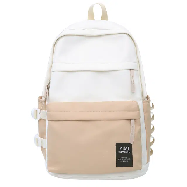 垣途者 百搭大容量时尚潮流通勤学院风 尼龙 双肩包 常规 男女同款情侣款 多色