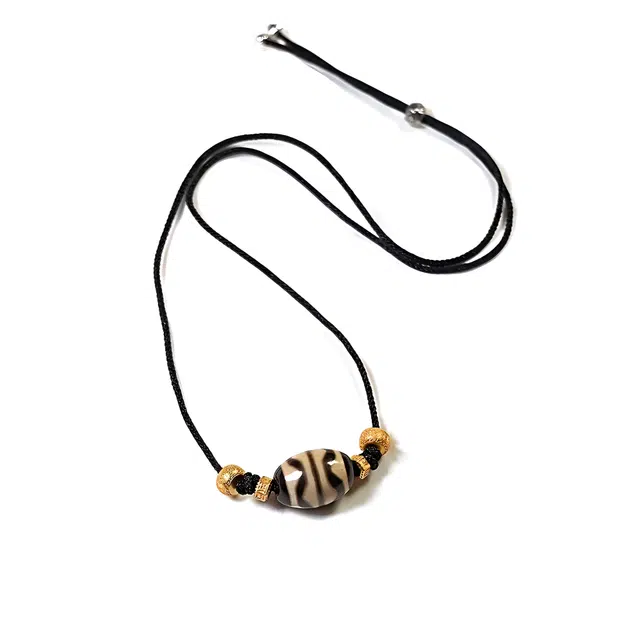 【八方来财挡不住】 玉临门 时来运转 事事顺遂 藏式珠锁毛衣首饰 复古文玩天珠#好运 玛瑙 项链 男女同款情侣款