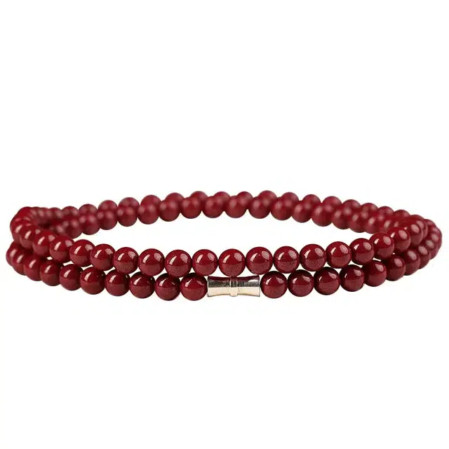 玉临门 国潮当红 高含量中式 再造辰砂朱砂 玉石项链 女款 礼盒装