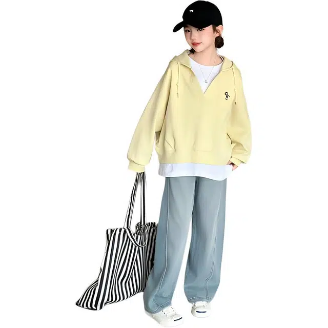 俞兆林卫衣 假两件舒适长袖简约 青少年