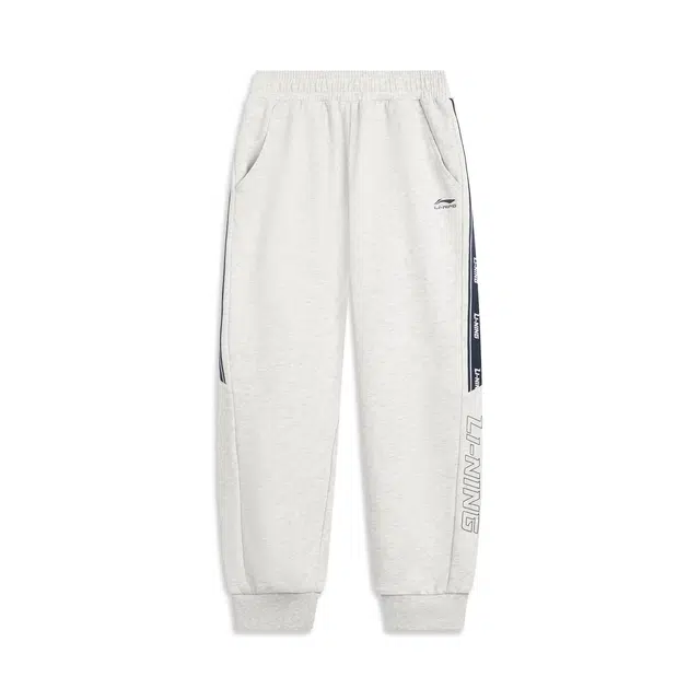 儿童款 李宁儿童针织运动裤 运动生活系列 时尚潮流系列 印花简单休闲宽松束脚