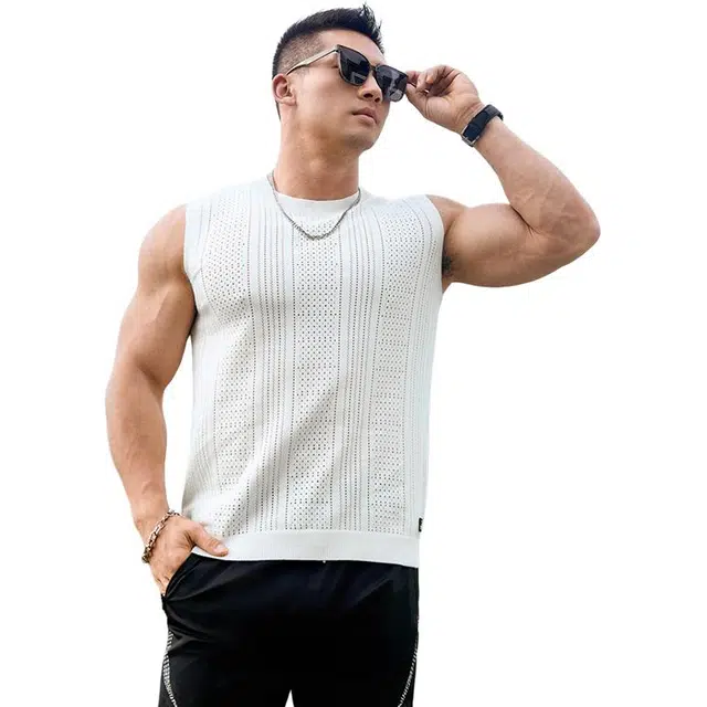 墨立方 夏季 修身但不紧身 肌肉若隐若现，刚刚好！无袖背心 男款