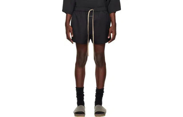 Fear of God SS23 Eternal Nylon- and wool-blend twill shorts Black