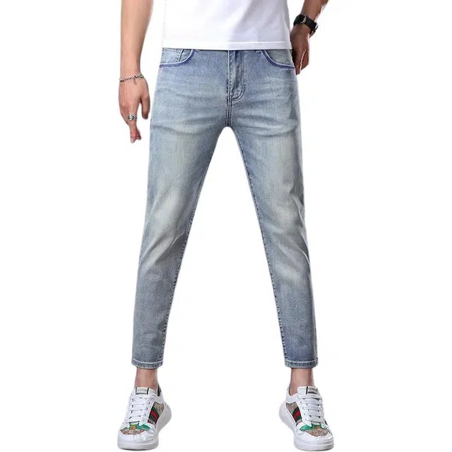 吉肯蒂 高端舒适修身弹力潮流休闲百搭牛仔裤 男款