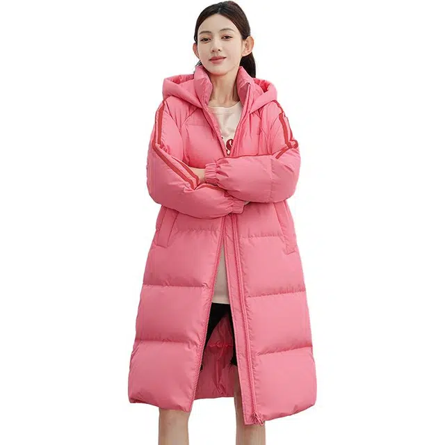 鸭鸭 加厚休闲运动风羽绒服 女款