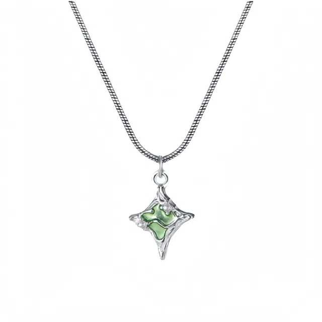 芊淑歆 冷淡风时尚简约百搭气质设计高级感小众潮牌 钛钢 项链 男款