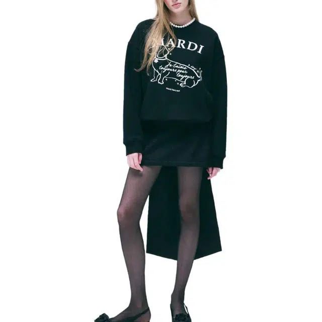 MARDI MERCREDI FW24 SWINGTHETAILDDANJI FLOWERCHOKER-BLACKIVORY