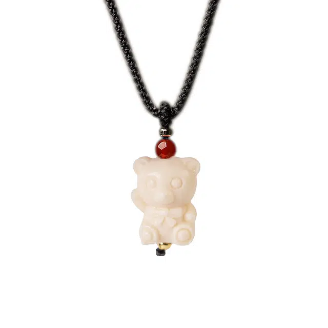 素于 蛇年 行大运国潮新中式文玩饰品八方来财招财纳福轻奢高级简约百搭毛衣链上岸盘玩#好运 象牙果 项链 男女同款情侣款