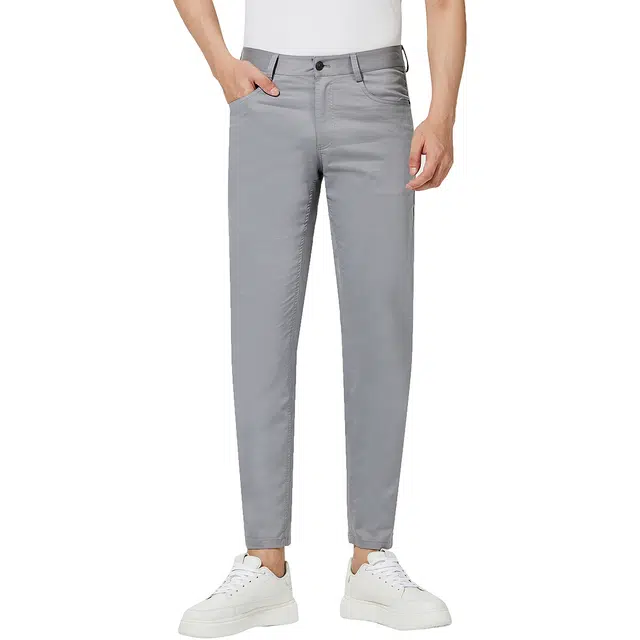 利郎 纯色简约有型商务百搭侧缝插袋修身商场同款休闲裤 男款