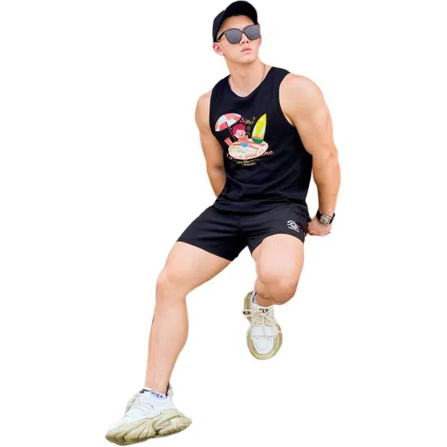 墨立方 夏季 夏日嬷嬷茶 说走就走！ 一起冲浪 尽享海风无袖背心 男款