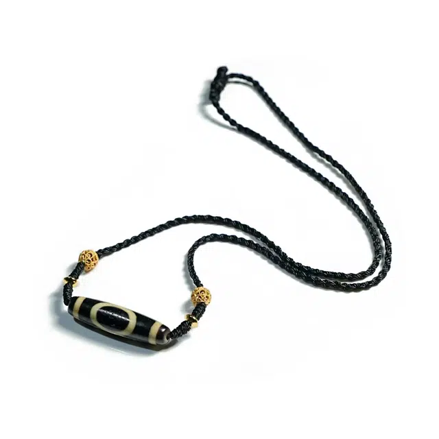 【招财进宝运气好】 玉临门 新藏式天珠风格民族风国风 福禄吉祥 时尚百搭 旺桃花#好运 玛瑙 项链 男女同款情侣款