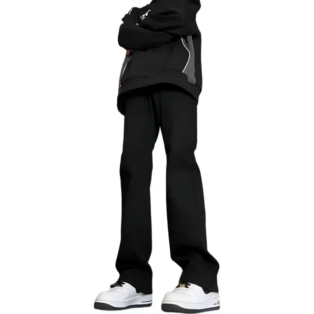 巴塞罗那足球俱乐部 美式复古水洗做旧多风格百搭休闲垂感牛仔裤 男女同款