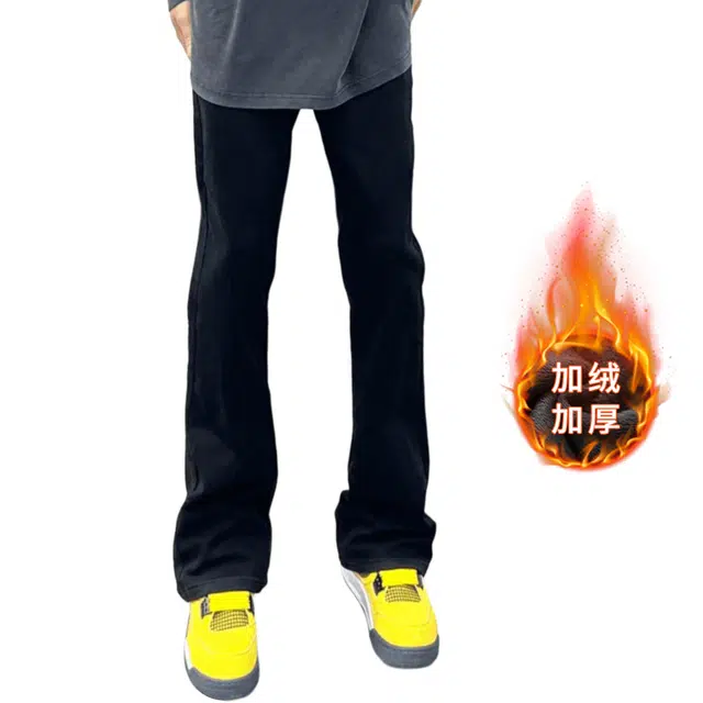 单爵 美式复古高街风多风格融合休闲百搭裤子牛仔裤 男女同款