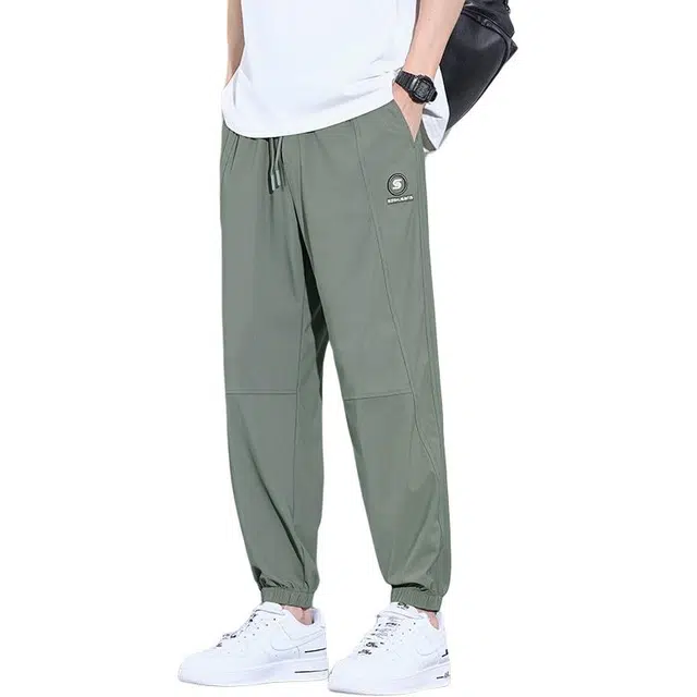 协协乐 速干透气美式潮牌宽松凉感哈伦运动百搭九分裤休闲裤 男款