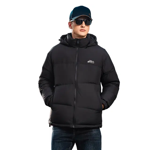 鸭鸭 极寒系列 中青年韩版休闲基础百搭短款户外运动防寒保暖面包羽绒服 男女同款