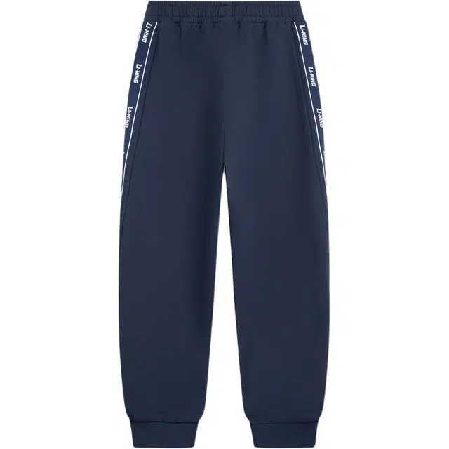 儿童款 李宁儿童针织运动裤 运动生活系列 时尚潮流系列 字母印花简单休闲宽松束脚