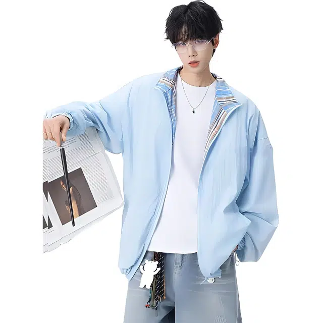 单爵 时尚时髦薄款潮牌防晒服 男女同款