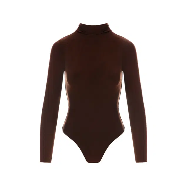 NAKED WARDROBE NW Turtleneck Bodysuit