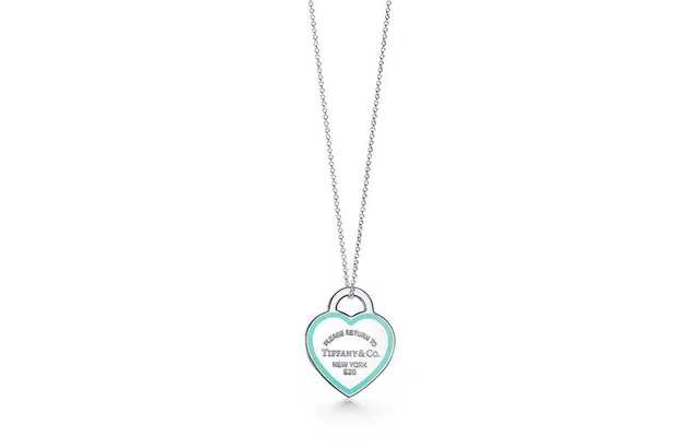 Tiffany & Co. Heart Pendant Necklace 925 Silver