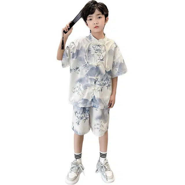 泰迪珍藏汉服 亲肤洋气休闲舒适 图片色 儿童款