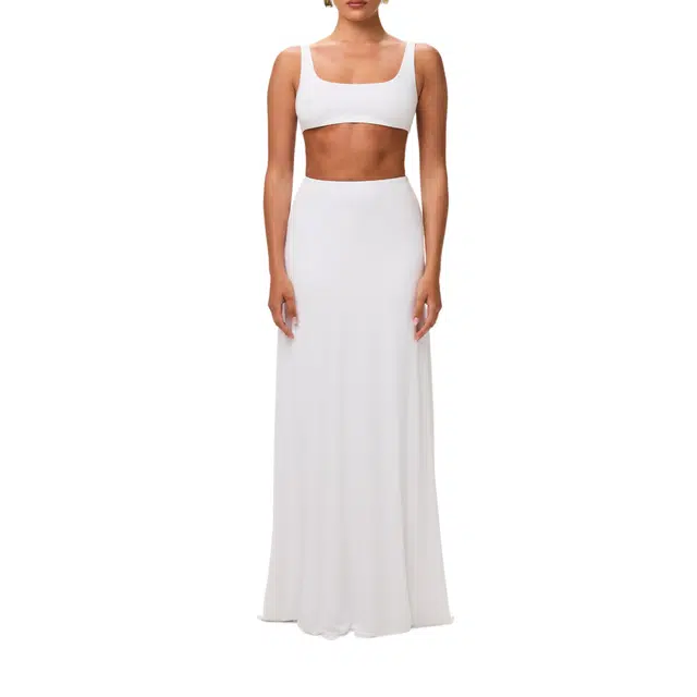 NAKED WARDROBE Flare Maxi Dress