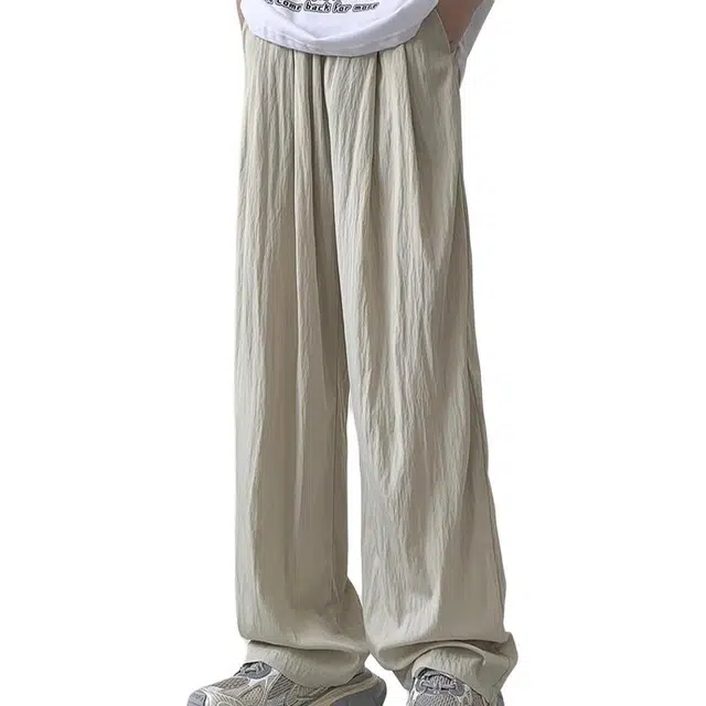 单爵 薄款宽松时尚简约休闲裤 男女同款