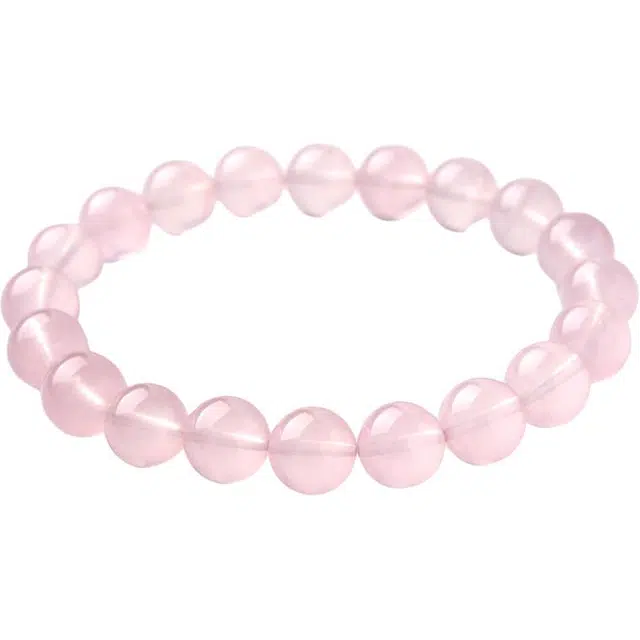 【匠心手作 冰粉佳人】 灵菲 招桃花招正缘浪漫收藏级马粉转运珠 小众高级感简约百搭爱情转运#好运天然 粉水晶 手串 女款