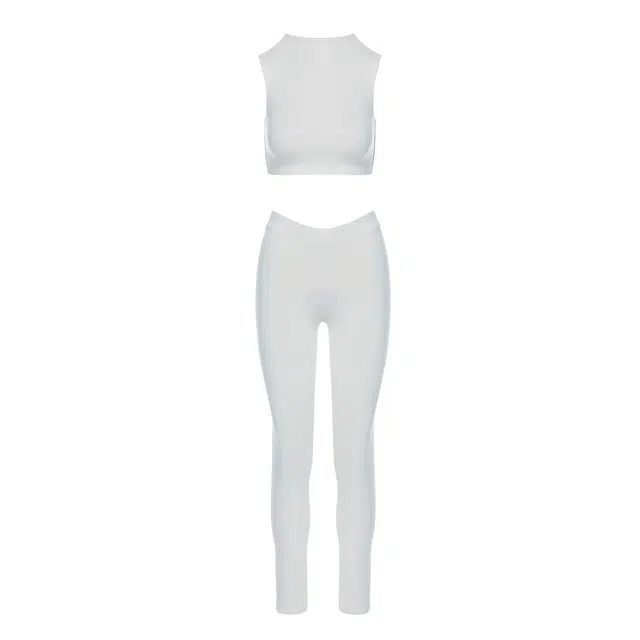 NAKED WARDROBE Sleeveless Legging Set NW