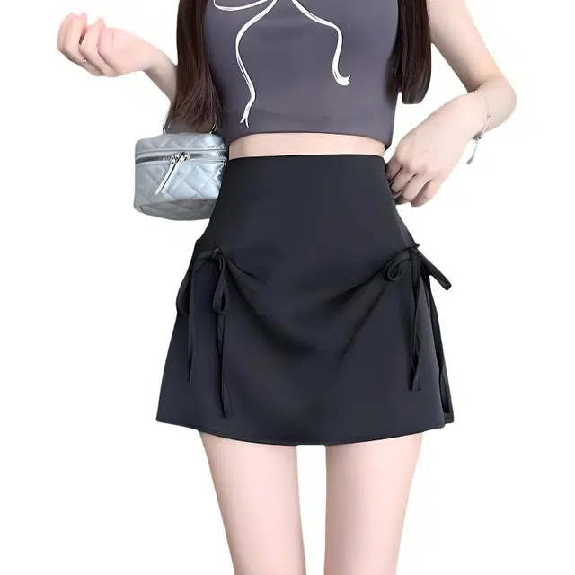 北极绒 百搭气质舒适简约优雅休闲短裙 女款