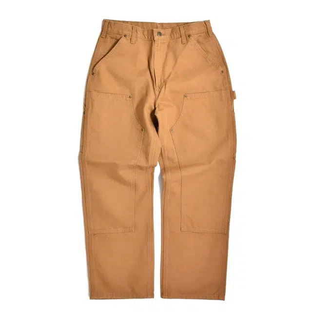 Carhartt B136 WASHED DUCK DOUBLE-FRONT UTILITY WORK PANT LOOSE FIT