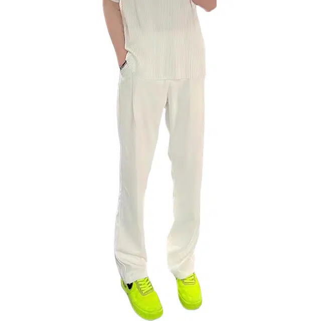 徐百货 美式薄款垂感窄版直筒休闲裤子潮牌高街长裤西装裤 男女同款