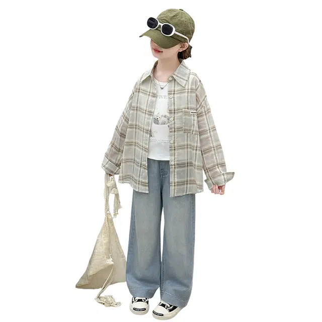 泰迪珍藏衬衫 透气亲肤简约长袖 儿童款