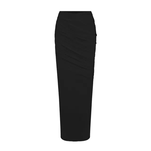 NAKED WARDROBE Hourglass Scoop Waist Maxi Skirt