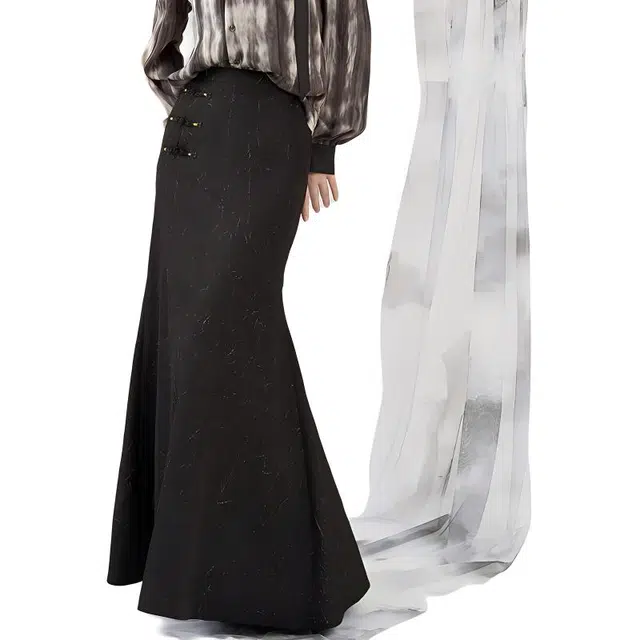 织造司 江浦 新中式黑色西装外套秋季收腰版型气质汉服 女款