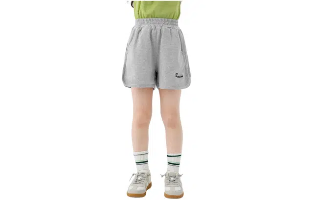 左西 字母松紧腰舒适儿童短裤 儿童款