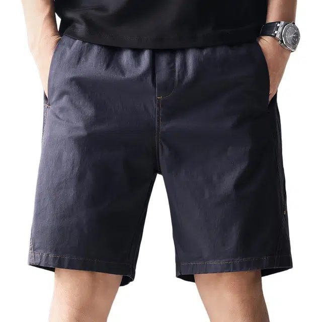 贵色 美式百搭宽松高端山系拼接复古港风学生潮流五分工装短裤 男女同款