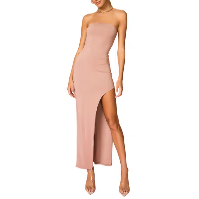 SUPERDOWN Toni Slit Maxi Dress