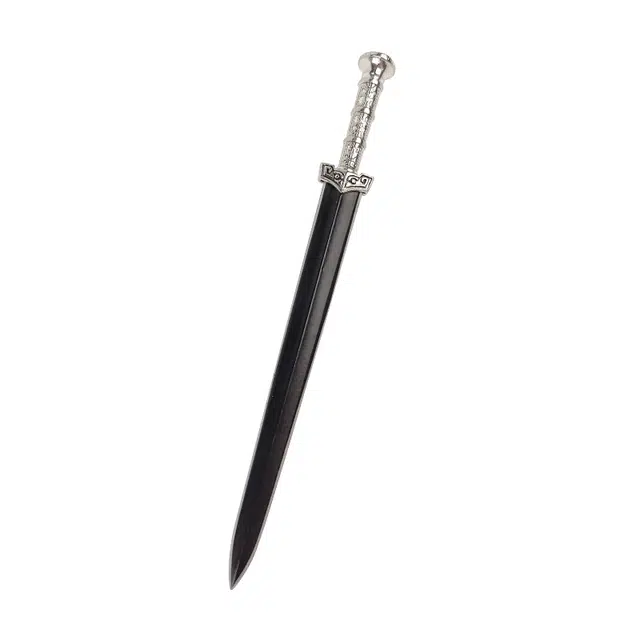 天字号 雪隐剑迷你宝剑微型兵器碳钢剑刃 合金 未开刃 成品模型